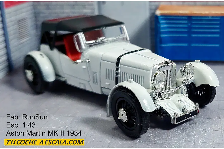 Aston Martin MK II 1934 ESCALA 1/43 Marca Runsun