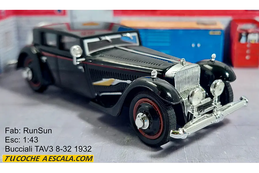 BuccialI TAV3 1932 ESCALA 1/43 marca Run Sun