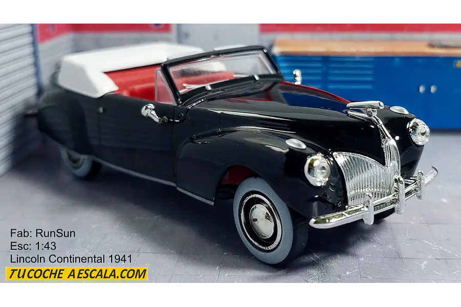Lincoln Continental 1941 ESCALA 1/43 marca Run Sun