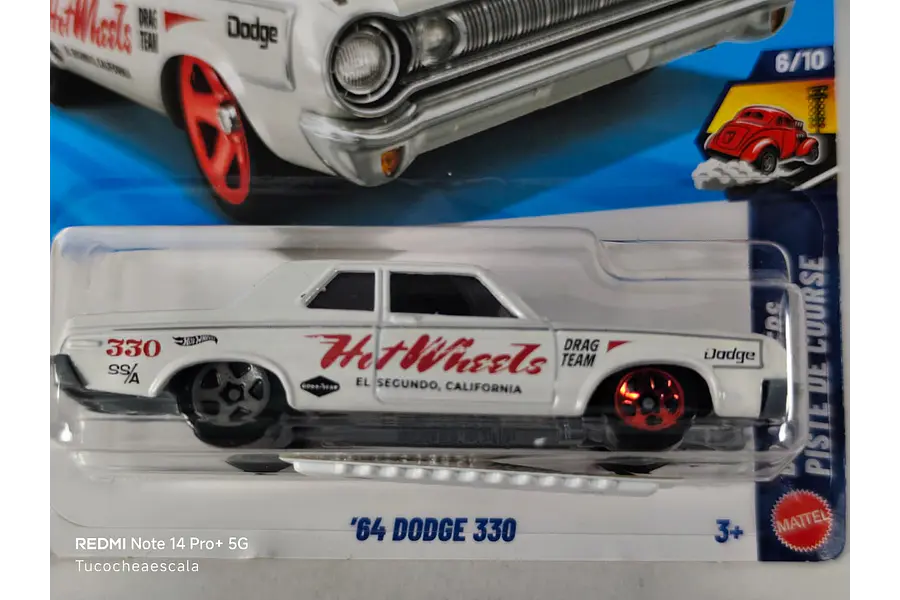 Dodge 330 1964 Hot Wheels , escala 1/64