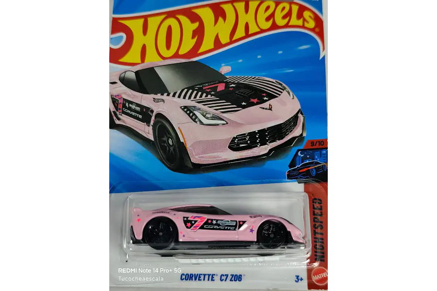 CHEVROLET CORVETTE C7 Z06  HOT WHEELS , Escala 1-64