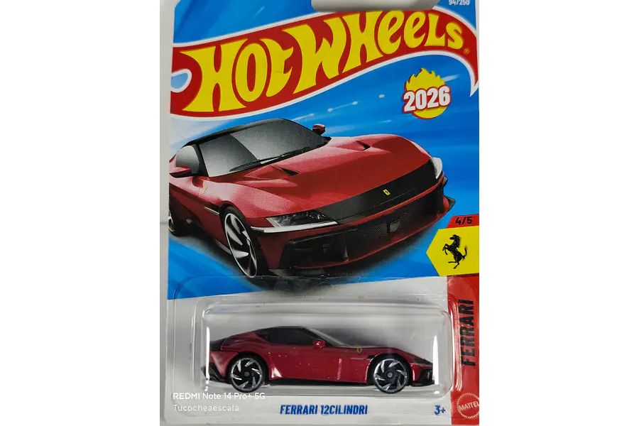 Ferrari 12cilindri  Escala 1/64 hot wheels
