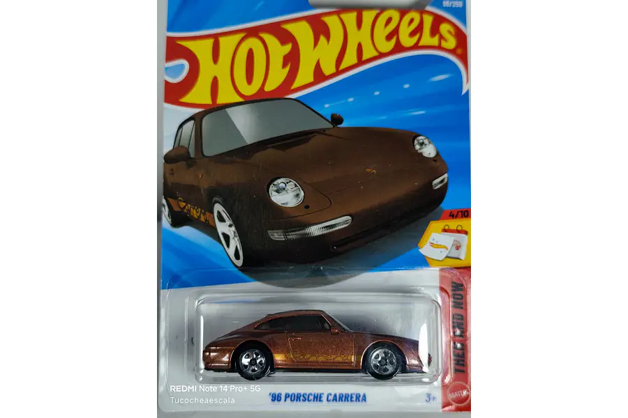 Porsche CARRERA 1996 , Hot Wheels, Escala 1-64
