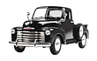 CHEVROLET 3100 COLOR NEGRO, Welly, Escala 1-24