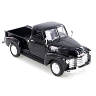 CHEVROLET 3100 COLOR NEGRO, Welly, Escala 1-24