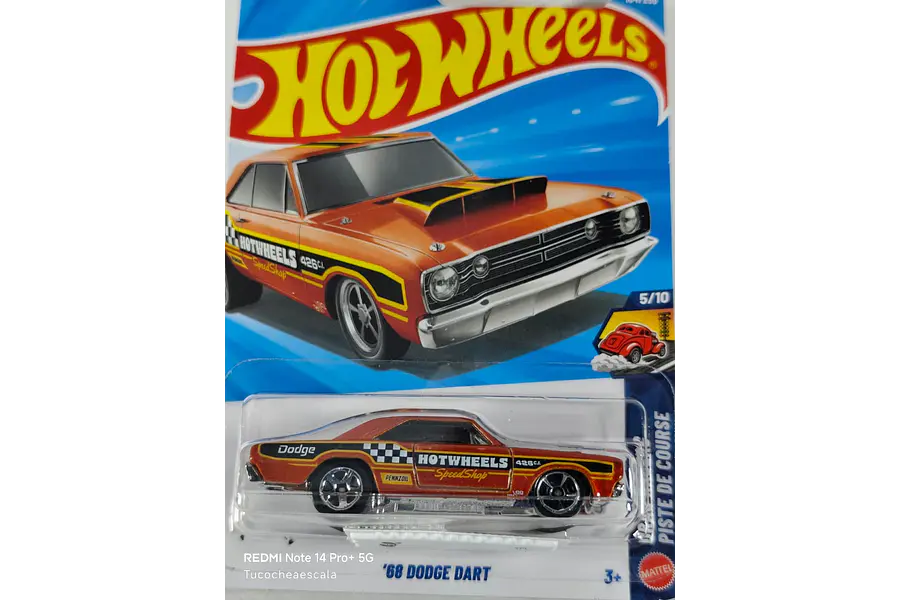 Dodge Dart 1968 Hot Wheels , escala 1/64