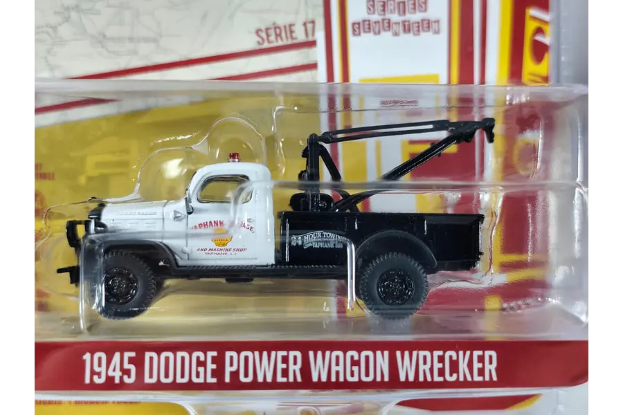 Dodge Power Wagon 1945 grua , Greenlight, Escala 1-64
