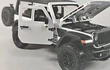 Jeep Wrangler, Blanco Escala 1-24 marca china Leds