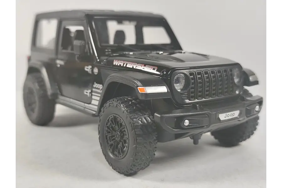 Jeep Wrangler, negro Escala 1-24 marca china Leds-