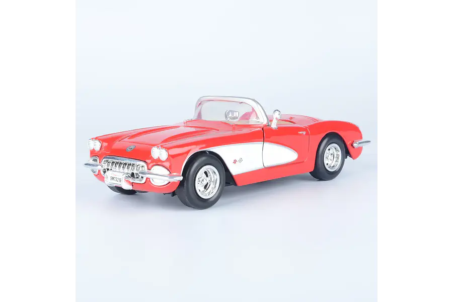 Chevrolet Corvette 1959 rojo, Escala 1/24 Motor Max 