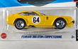 FERRARI 365 GTB4 AMARILLO Hot Wheels, Escala 1-64
