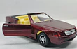 Mercedes Benz 500 sl, Escala 1:36, marca sunny side vino tinto