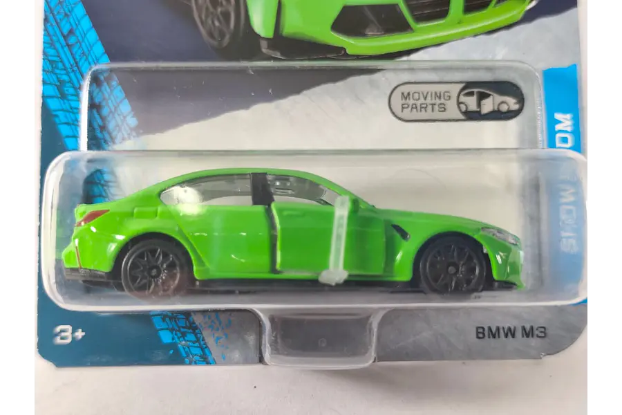BMW M3 VERDE Escala 1/64, MARCA MAJORETTE