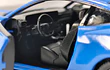 Ford Mustang Dark Horse 2024, AZUL 1/36, KINSMART
