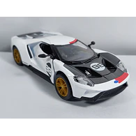 FORD GT 2017 heritage Blanco KINSMART ﻿Escala 1/36