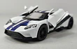 FORD GT 2017 Blanco KINSMART ﻿Escala 1/36