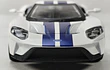 FORD GT 2017 Blanco KINSMART ﻿Escala 1/36