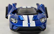 FORD GT 2017 AZUL KINSMART ﻿Escala 1/36