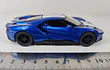 FORD GT 2017 AZUL KINSMART ﻿Escala 1/36