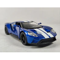 FORD GT 2017 AZUL KINSMART ﻿Escala 1/36