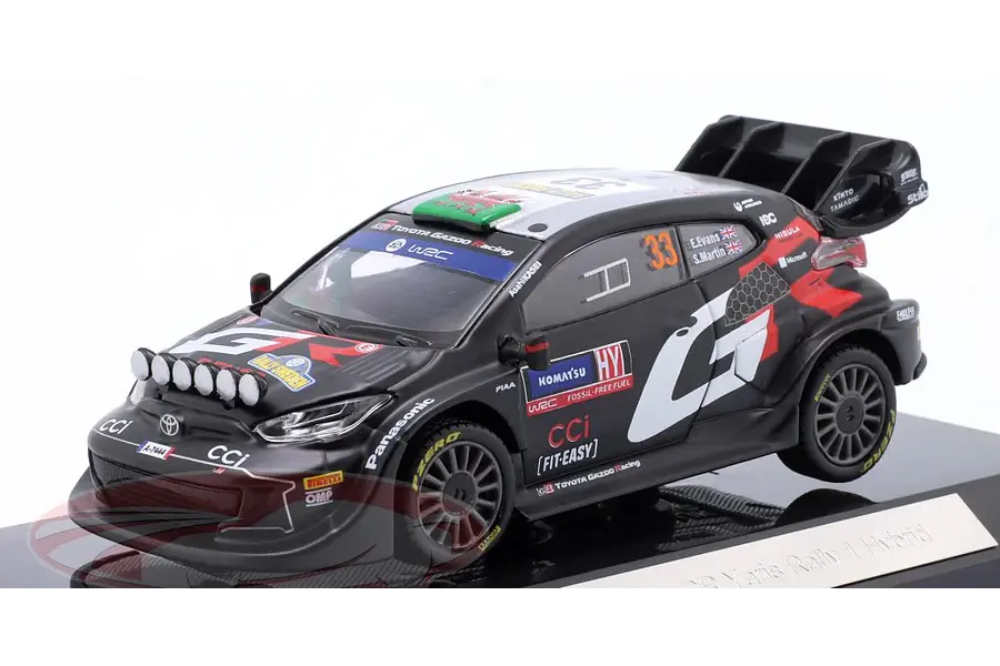 Toyota Yaris Rally noche  1/43 Burago 