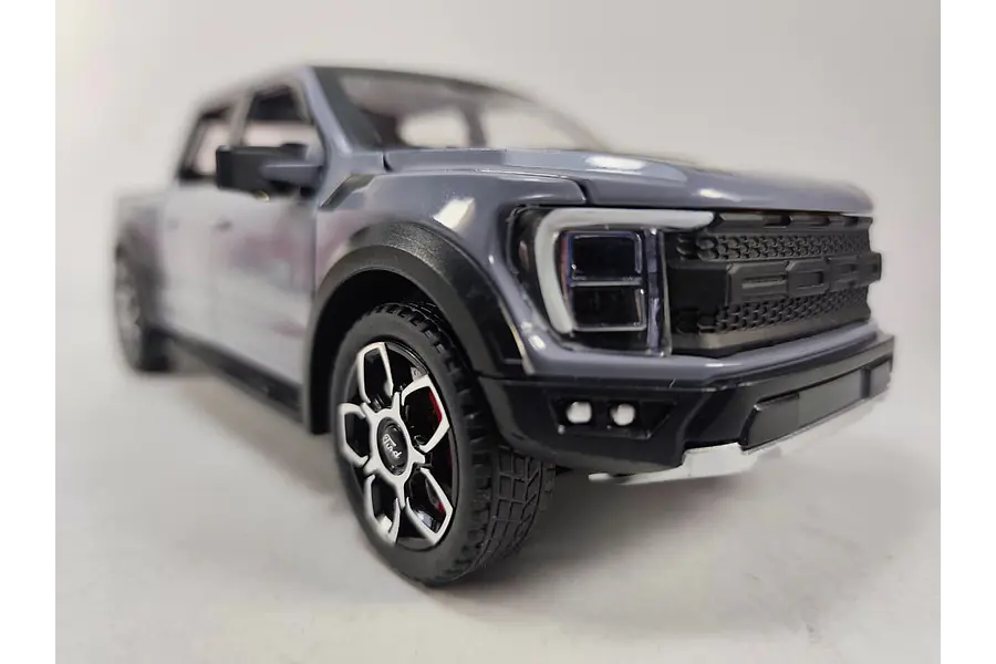 Ford F150 Raptor Gris  Marca China 1-24 luces LED-
