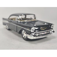 Chevrolet Belair negro 1957 A Escala 1/36 Kinsmart