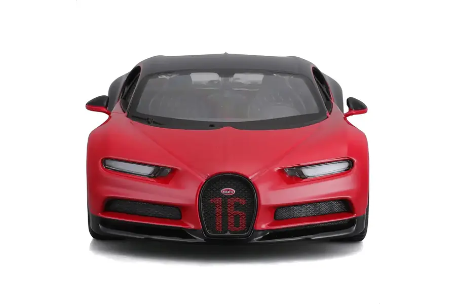 Bugatti Chiron 1-32 marca burago color rojo