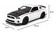 Ford mustang STREET 2014 blanco marca maisto , escala 1/24