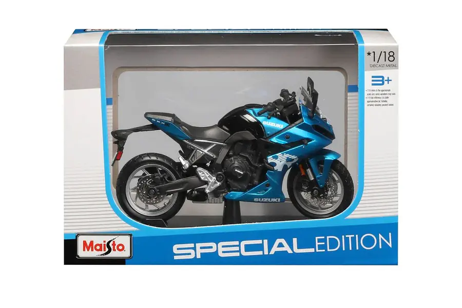 Suzuki GSX-8r 2024, CON BASE Burago, Escala 1-18