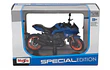 Moto Suzuki KATANA con BASE, Escala 1/18 MAISTO