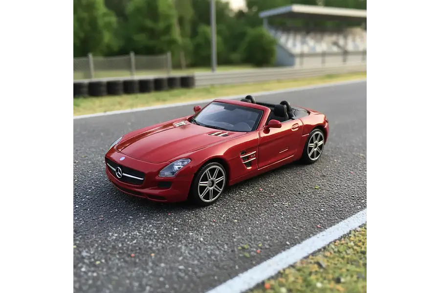 Mercedes Benz SLS AMG  ROADMASTER, Escala 1/43 marca burago