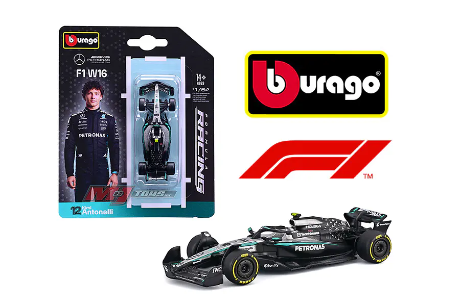FORMULA 1 MERCEDES BENZ AMG W16 ANTONELLI, Burago 1-64