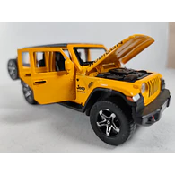 JEEP wrangler , marca CHI YUAN, amarillo 1-32 LUCES LED