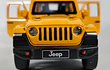 JEEP wrangler , marca CHI YUAN, amarillo 1-32 LUCES LED