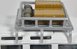 volkswagen samba azul escala 1/43 marca maisto