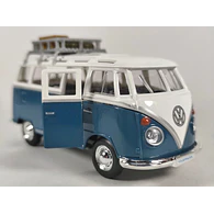 volkswagen samba azul escala 1/43 marca maisto