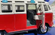 volkswagen samba roja escala 1/43 marca maisto