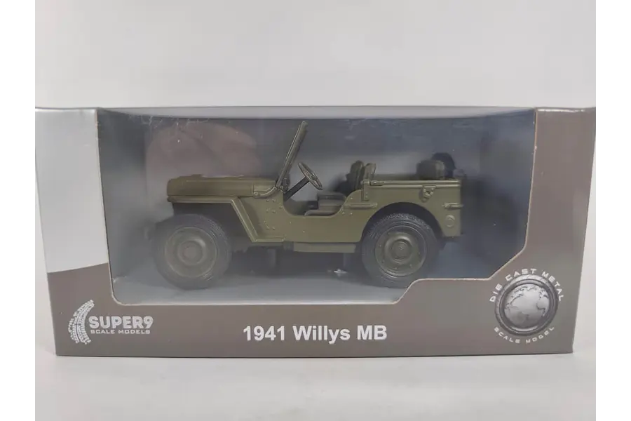 Jeep Willys Min Guerra 1941 Escala 1:36