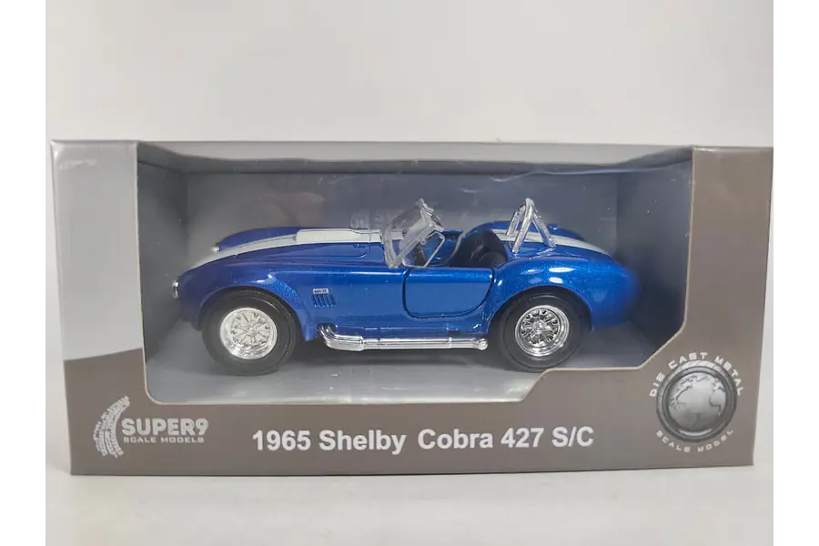 SHELBY COBRA 427S/C azul 1/36 MARCA WELLY