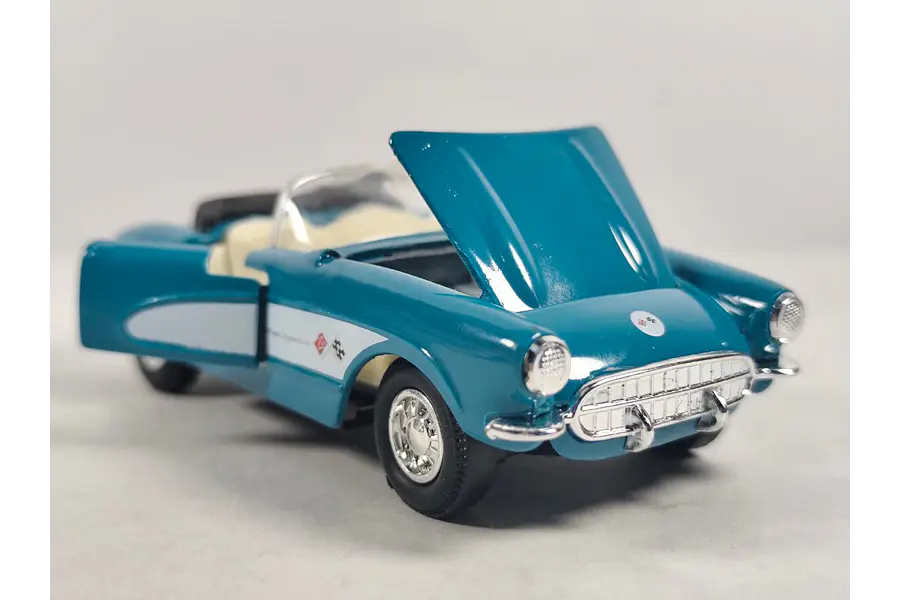 Chevrolet Corvette 1957, Escala 1/36- marca welly-