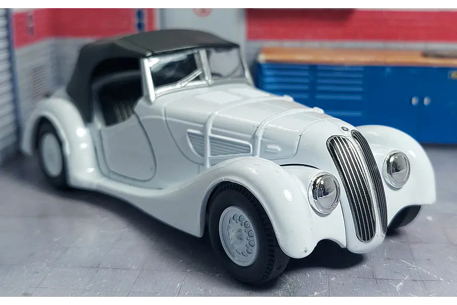 Bmw 328 Escala 1/36, MARCA WELLY