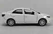 Kia Cerato BLANCO , Escala 1/36 MARCA CHINA LED