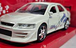 Mitsubishi Lancer Evolution VII, blanco Jada, Escala 1-32