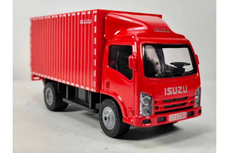 ISUZU NPR CAMION ESCALA 1-50 MARCA CHINA LUCES LED