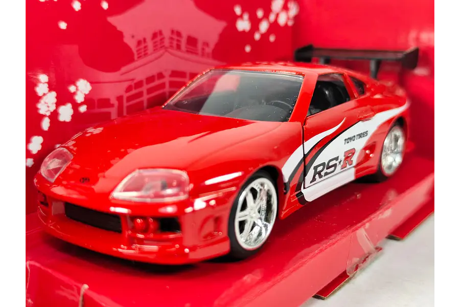 Toyota Supra, 1985 ROJO Jada, Escala 1-32 MARCA JADA