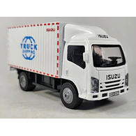 ISUZU NPR CAMION BLANCO ESCALA 1-50 MARCA CHINA LUCES LED