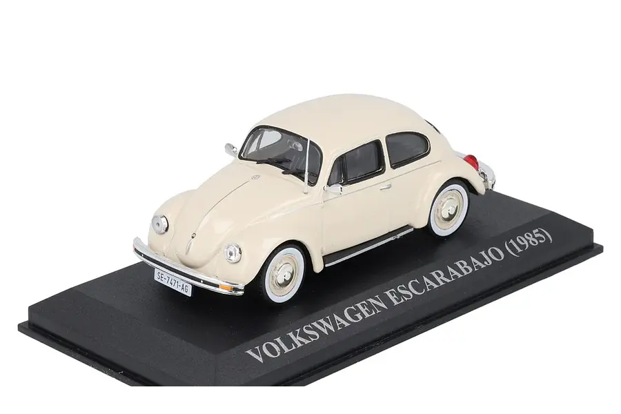 Volkswagen escarabajo, Ixo, Escala 1-43 blanco 1985