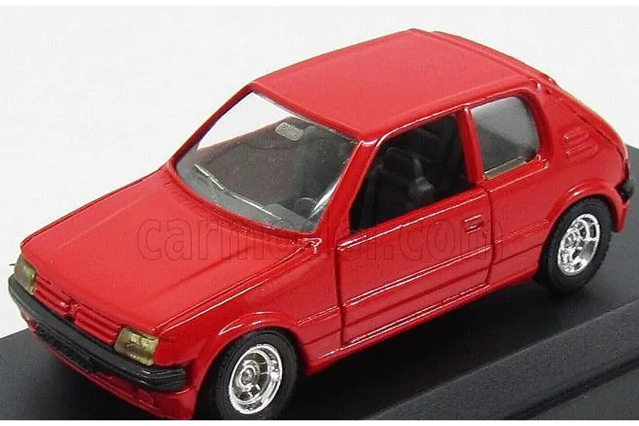 PEUGEOT 205  GTI 1990 ROJO MARCA SOLIDO ESCALA 1/43