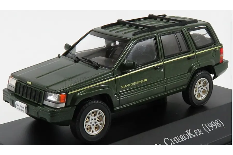 JEEP GRAND CHEROKEE 1998 VERDE MARCA IXO ESCALA 1/43